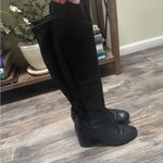 ALDO  Black Knee-High Leather Boots Photo 2