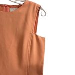 Lands' End Women's Shift Dress Size 2 Peach Orange Sleeveless Lined Photo 2
