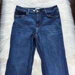 ZARA  Dark Wash High Rise Flare Jeans Photo 1