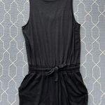 Wilfred Free Black Reposa Luxe Jersey Knit Izabel Romper Women's Size M (Medium) Photo 2