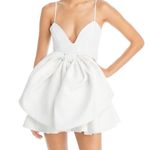 Bardot Annabelle Statement Bow Minidress, Orchid White Size 6/M Retail $169 Photo 13