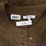 Madewell NEW plus Bowden Henley Sweater in Coziest Yarn, brown,plus size: 1X Photo 13