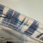 INC Blue Printed Skinny Leg Pants Size 4 Photo 3