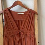 Millibon USA Millibon Boho Rust Sleeveless Peplum Tank Top Size Large Photo 1
