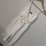 Pretty Little Thing  white ribbed romper Photo 0