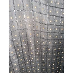 Scala Women's  Top XL Black Gold Beaded Silk Party Blouse Photo 3