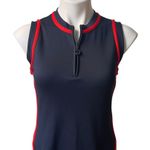 Tory Burch Sport Track Style Knit Sleeveless Dress, Sz S Photo 8