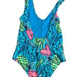 Aerie Full Coverage One-Piece Tropical Heart Swimsuit Photo 4