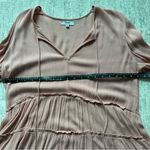 Kenzie Jeans Blush Pink Tiered Boho Coastal Ruffle Long Sleeve Blouse Top Size M Size M Photo 7