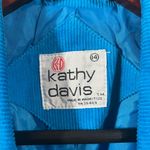 Vintage Corduroy Blazer in Peacock Blue Kathy Davis Size 14 Photo 4