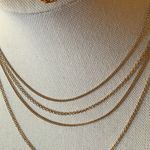 Vintage Signed “ Art Is Try T.M.” 4 Bands Choker 17” Gold Photo 1