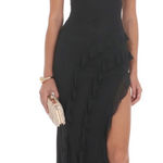 Lucy in the Sky Dress Black Maxi Photo 0