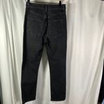 AGOLDE  Riley Crop Jeans Black Wash High Rise‎ Straight Leg Womens Size 26 Photo 8