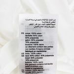 Sandro White Mock Turtle Neck Long Sleeve Lace Blouse Photo 9