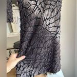 Mandees grey ombré textured one quarter sleeve mini dress Photo 6