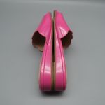 Bandalino Women's Pink Kayla Sandals Leather Scalloped Slide Size 8M Photo 3