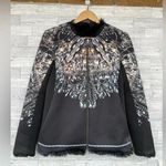 Clover Canyon  Chandelier Print Blazer Jacket reversible faux fur medium Photo 0