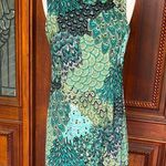 Connected Apparel Green Midi Dress Photo 1