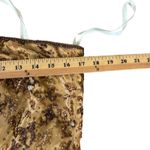 Jovani Formal Gown Sz 12 Gold Brown Strapless Dress Sequins beaded Ball Prom Photo 9