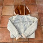 Levi's Levi’s faux suede Sherpa hooded lined denim jacket Photo 5