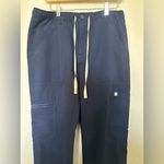 FIGS  Technical Collection Navy Blue Cargo Style Scrub Pants Photo 5