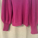 Pistola  | Gabbie Wild Orchid Puff Sleeve Chunky Knit Sweater | M Photo 6