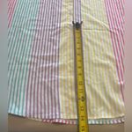 Women’s Rainbow Striped Long Maxi Shirt Dress Size Small Button Up Collar Multiple Photo 11