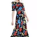Rixo For Target Dress Size 6 Off The Shoulder Puff Sleeve Maxi Floral Print NWT Photo 1