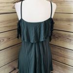 Charlotte Russe Green Off Shoulder Romper Photo 1