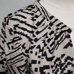 Britt Ryan  beige black animal print blouse size xl Photo 1