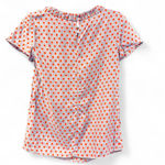 Boden USA Boden Carey Polka Dot Blouse Women’s Size 2 US / 6 UK Blue Red Short Sleeve Photo 2