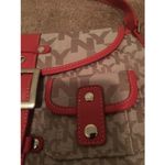 New York & Co. Women's Printed Handbag Shoulder HOBO Bag Orange Photo 2