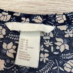 H&M Blue White Pale Pink Floral Print 3/4 Sleeve Women's Shirt Size Medium Photo 5