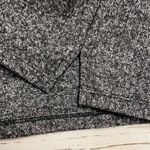 Talentless Talbots Chic Wool Blend Gray Top Faux Leather Photo 5