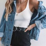 Elia Cher Oversized Jean Jacket Photo 0