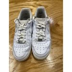 Nike Air Force 1 Low LE Sneakers Women 6.5 White Leather Logo Athletic Shoes S31 Photo 0