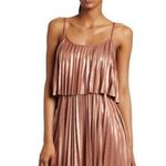 Halston Heritage Tiered Pleated Chiffon Dress Photo 0