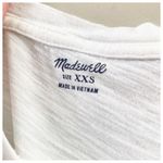 Madewell  Whisper Cotton Crewneck Muscle Sleeveless Tank in Optic White Photo 3