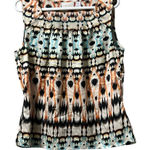 Chico's  Multicolor Paisley Geometric Tank Top Size 2 Summer Colorful‎ Casual Photo 0