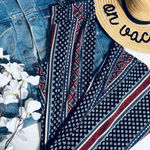 About A Girl Bohemian Printed Flare Wide Leg Soft Pants Photo 0