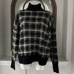Splendid Ginny Plaid Turtleneck Alpaca & Wool-Blend Sweater Size L NEW $188 Photo 1