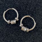 Fashion Cool Small Silver Hoop Earrings for Men Women,Unisex Earrings Photo 1