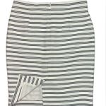 Banana Republic  HORIZONTAL BLACK PINSTRIPE PENCIL SKIRT Photo 1