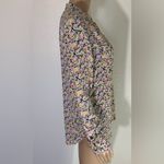 Equipment Femme Floral Silk Popover Blouse Photo 4