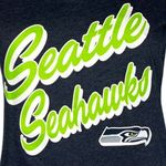 47 Brand Seattle Seahawks Shirt Womens Small‎ Blue Green NFL  '47 Graphic Tee Sportswear Photo 5