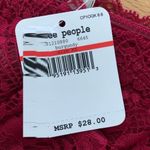 Free People Lacey Looks Burgundy Bandeau Lace New NWT XS Photo 2