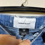 Current/Elliott The Fling Floral Straight Leg Jean Size 26 Photo 6