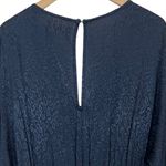 Anthropologie  Maeve Jacqueline Jacquard Leopard Navy Blue Jumpsuit Size XS Photo 5