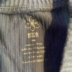 Aura  Ribbed Contour High-neck Slate Blue Tank ~ size S/M Photo 2