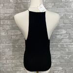 Truly Madly Deeply  Black Ribbed Camisole Photo 2